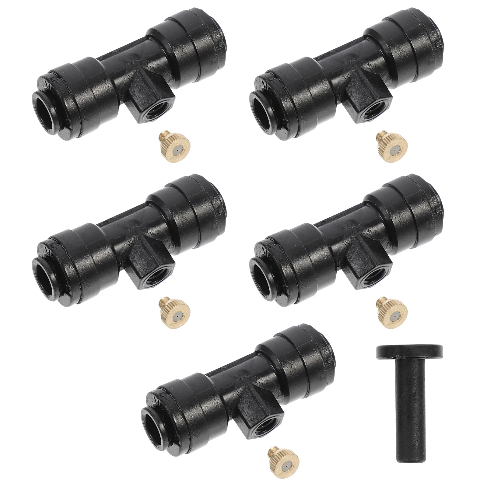 

Atomizing Nozzle 1 4 Black Copper Low Pressure Garden Sprayer Hose Accessories Durable Adjustable Full Coverage Water Saving