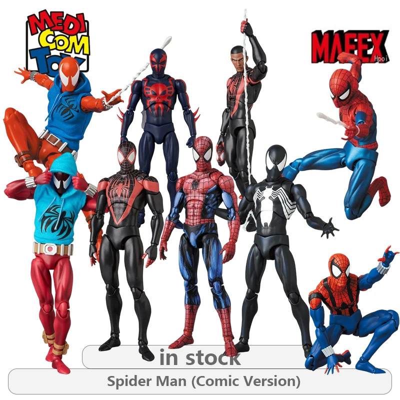 

Коллекционная фигурка Medicom Toy MAFEX Star Wars Spider-Man (Комикс-версия) - Бен Райли / Скарлет Спайдер, подвижная модель