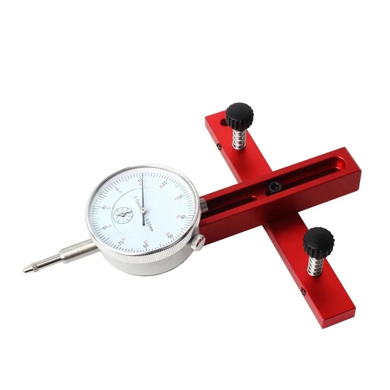 

1 piece desktop saw micrometer calibrator, aluminum alloy saw blade parallelism correction, woodworking use