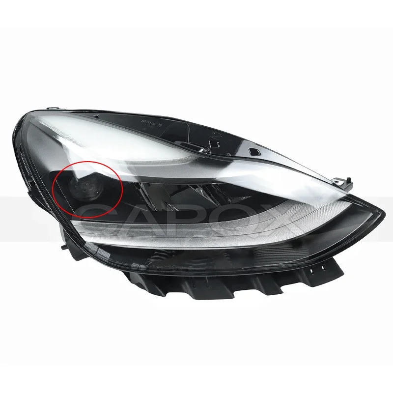 CAPQX Headlight Headlamp For Tesla Model Y Model 3 2019-2022 Front Bumper Head Light Head Lamp Front Turn Light