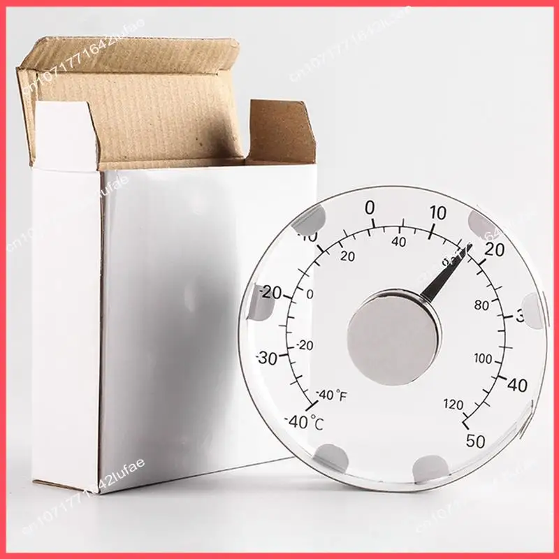 

B52C 1 Piece Outdoor Wall-Mounted Thermometer Waterproof Thermometer Battery-Free 11Cm Household Self-Adhesive