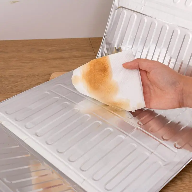 RIFWOVE Anti Splatter Shield Guard, Keuken Backsplash Protector, Olie Barrier Kachel Anti-aanbak Olie Splash Guard voor Keuken Koken, Opvouwbare Voorruit Camping Brander Voorruit