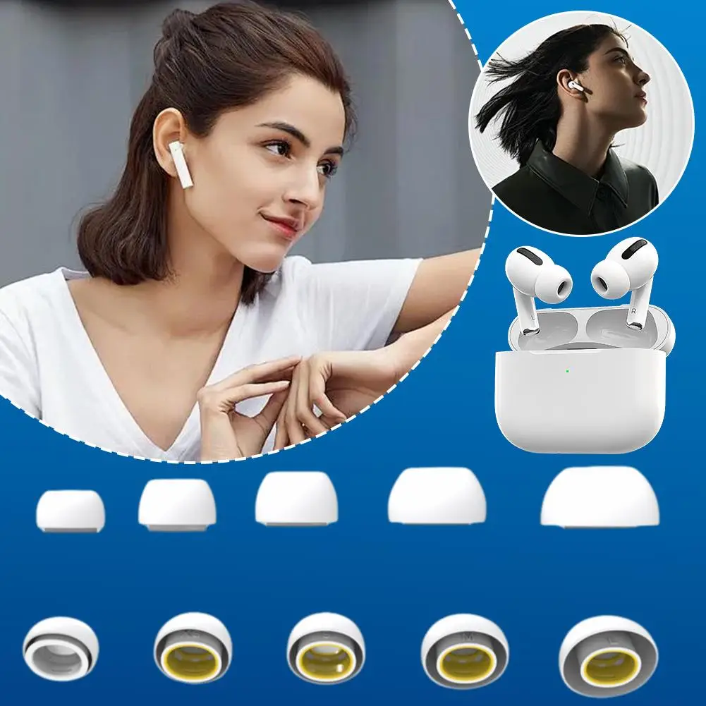 ل أبل AirPods Pro 3 الأذن نصائح براعم استبدال المطاط سماعات الأذن سيليكون يغطي اكسسوارات سيليكون سدادات الأذن غطاء #6