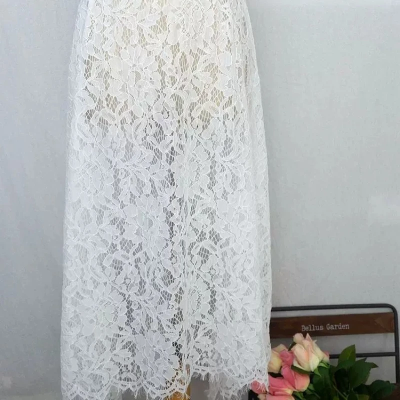 3meter*150cm Heavyweight Nylon Lace Fabric for Dress Gown Bridal Veil Shawl Scarf Home Textile Decor Fabrics Sewing Supplies