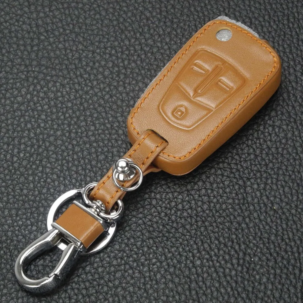 jingyuqin 3BTN Flip Folding Remote Key Case Fob Leather Cover For Vauxhall Opel /Astra H /Corsa D /Vectra C /Zafira Chevrolet