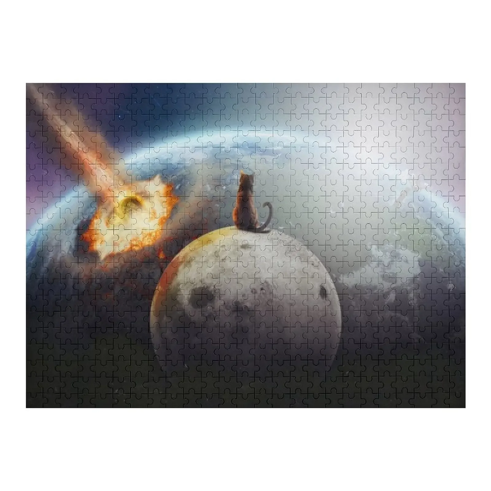 

Cat Victory Jigsaw Puzzle Customized Gifts For Kids Custom Gift Puzzle