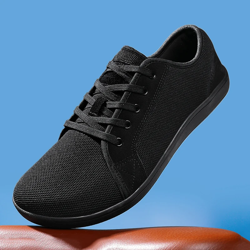 

Обувь для ходьбы PUAMSS с широким носком, минималистичные кроссовки для мужчин и женщин | Подошва с нулевым перепадом высоты | Дышащая сетка