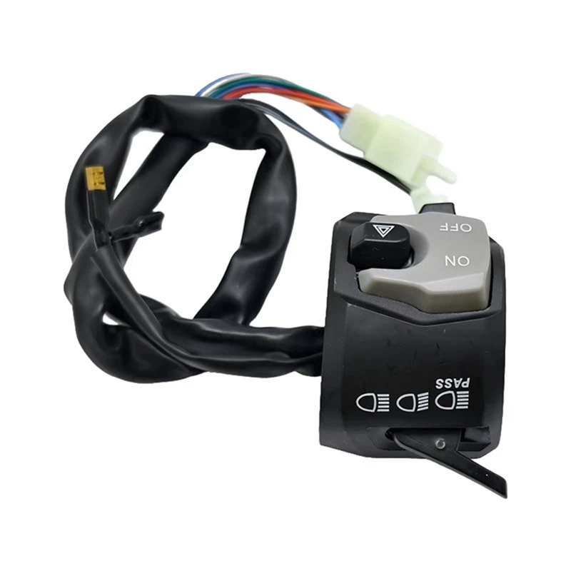 

A85E-For GSX Handle Bar Switch With Passing Universal Left Side Horn Electric Start Double Flash Light