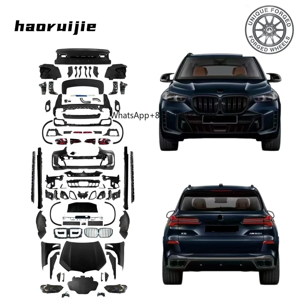 26style Minor Cutting G05 LCI M Tech Style Body Kit for BMW X5 F15 14-18 F15 to G05 Facelift Conversion Kit F15 to G05 M Sport