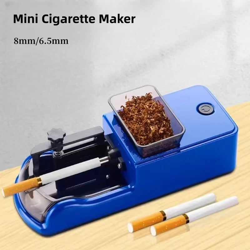 6.5/8.0mmTyre-C Automatic Cigarette Rolling Machine household DIY Smoke Tool Electric Cigarette Maker Tobacco Rolling Machine