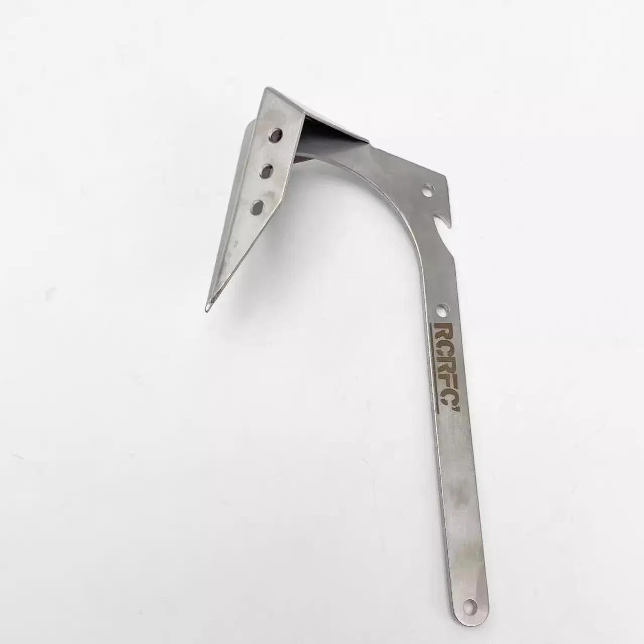 D1RC D110 خزان الغابات المطيرة مرساة جديدة 1/10 محاكاة أجزاء القلب سبائك التيتانيوم مجرفة مرساة #1