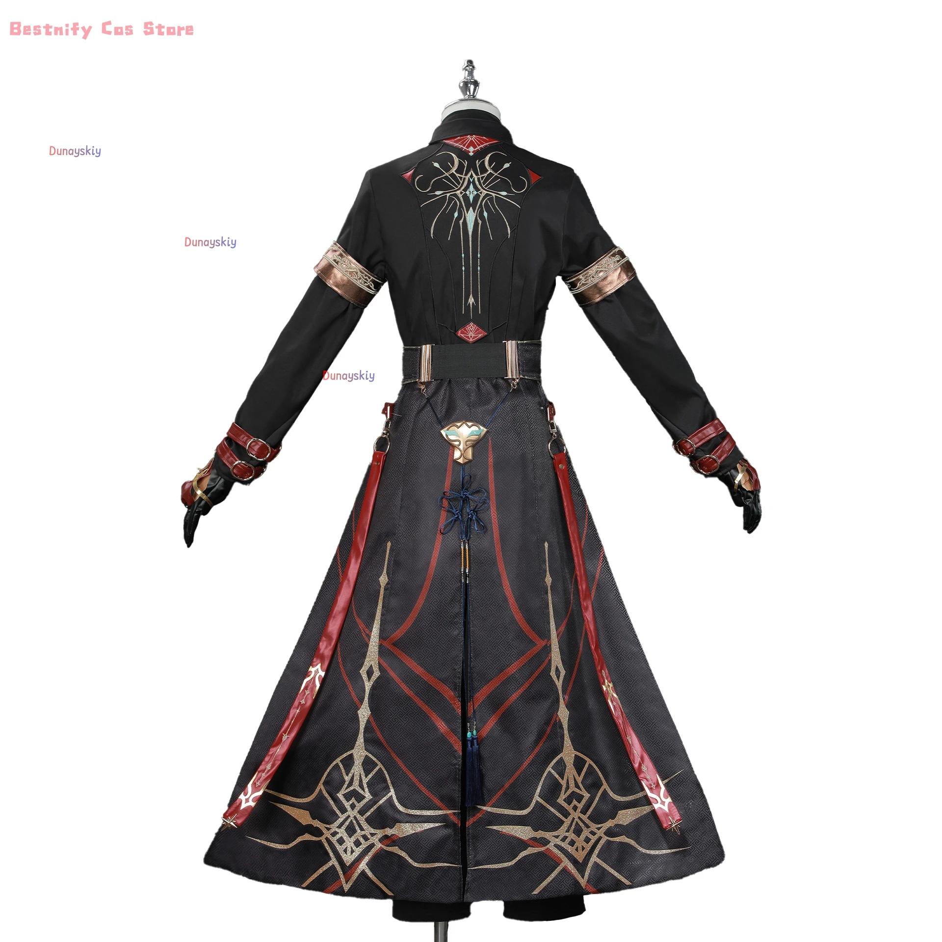 Xavier Game Love And Deepspace Xavier 코스프레 Костюм Парик для взрослых Карнавальная форма Черные костюмы для Хэллоуина Мужчины