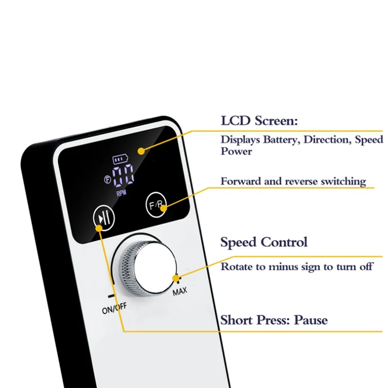 BTCL-taladro eléctrico portátil para uñas V5, amoladora de uñas profesional, estilo bolígrafo, pulidor de uñas recargable, máquina para decoración de uñas