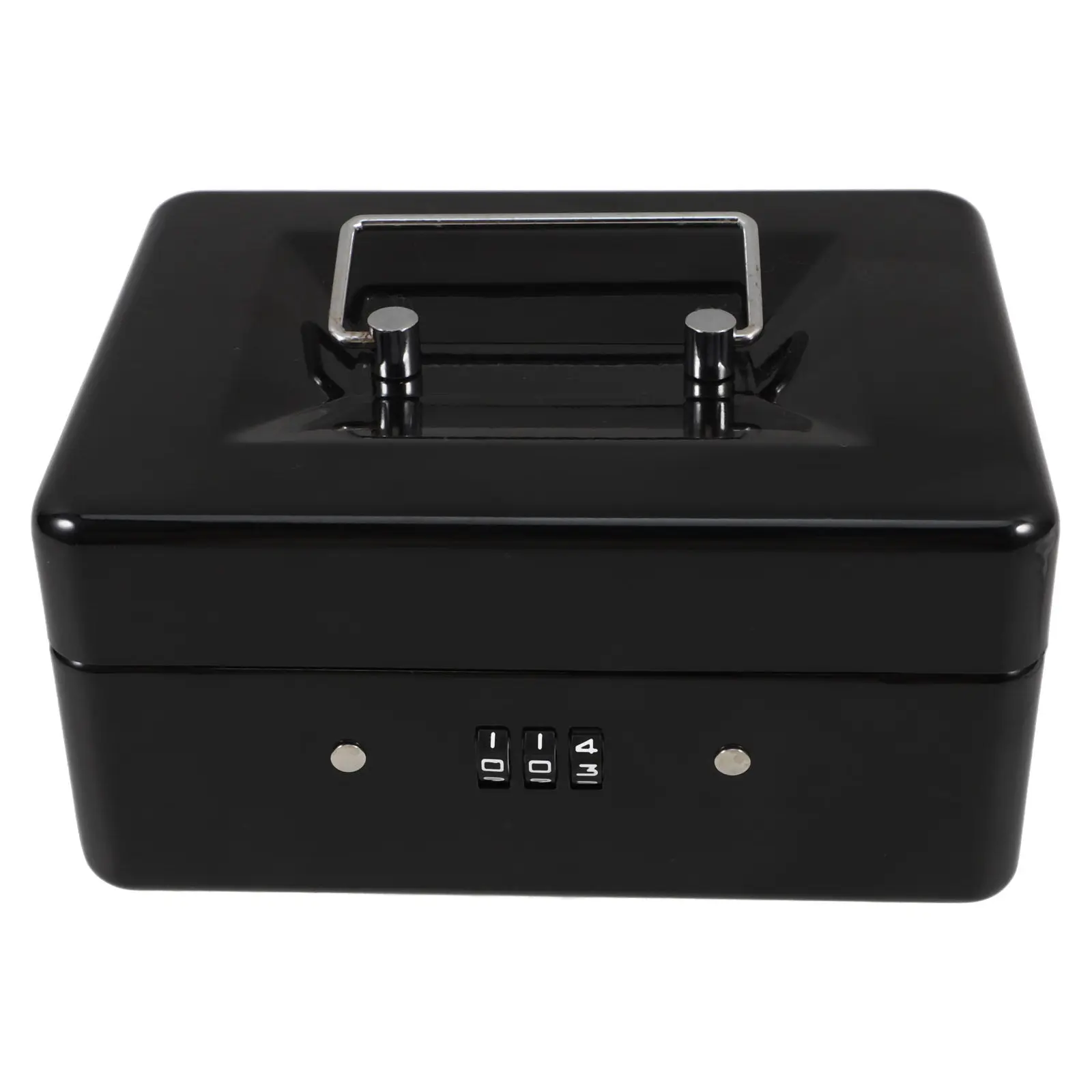 

Надежный сейф-кейс для денег с кодовым замком, прочный железный мини-сейф со съемным лотком, скрытое хранилище для дома, путешествий, общежития