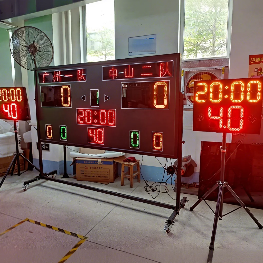indoor or outdoor electronic scoreboard basketball tennis football badminton sports scoreboard