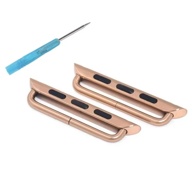 Connector Adapter for Apple Watch Ultra 2 49mm Band Connectors iWatch 11 10 9 8 7 SE 6 5 45mm 44mm 42mm 46mm Metal Clasp Adaptor