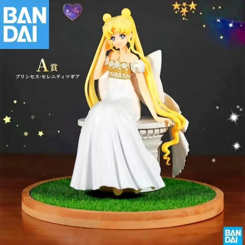 

Подлинная Bandai Pretty Guardian Сейлор Мун Иiban отличаются настоящими Sieres Princess Collection Chinetti Аниме Фигурка Модель Подарочная Игрушка