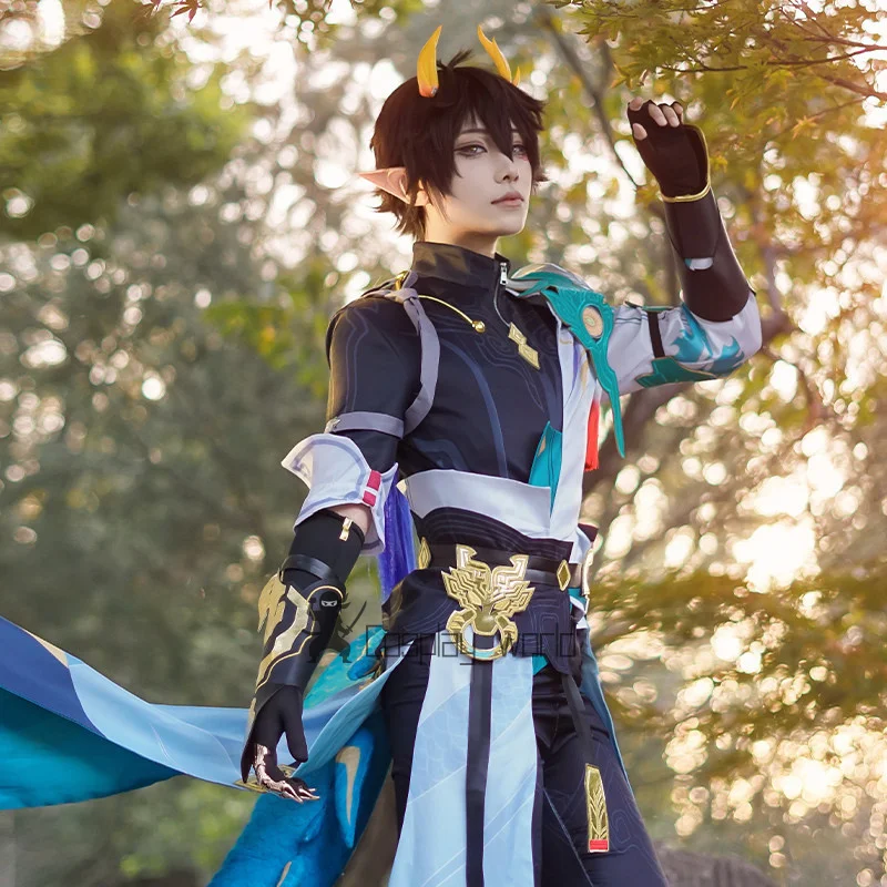 Honkai Star Rail Dan Heng Permansor Terrae Cosplay disfraz uniforme Halloween carnaval Cos juego Anime fiesta juego ropa de rol
