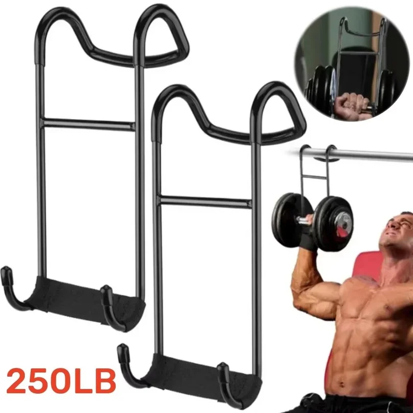 Dumbbell Spotter Hooks Hold Up Hangers Heavy Power Dumbbells Rack Attachments for Dumbbell Bench Press Chest & Shoulder Workouts