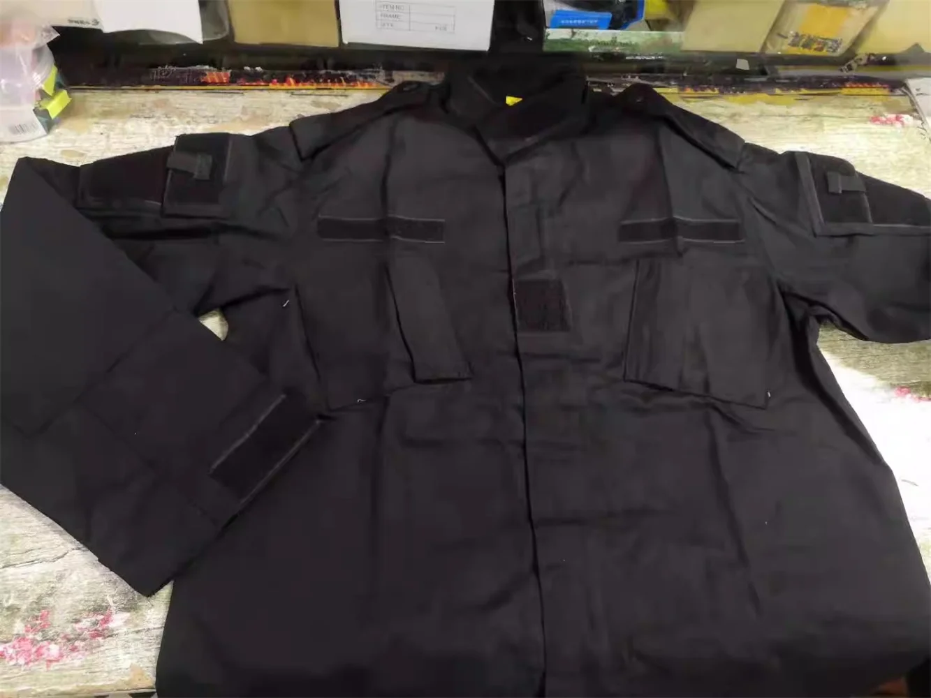 Tactical Tom ACU Edition BK Black Military Fans PMC Combat Style Training, Outdoor Sports Hiking Climbing Suit