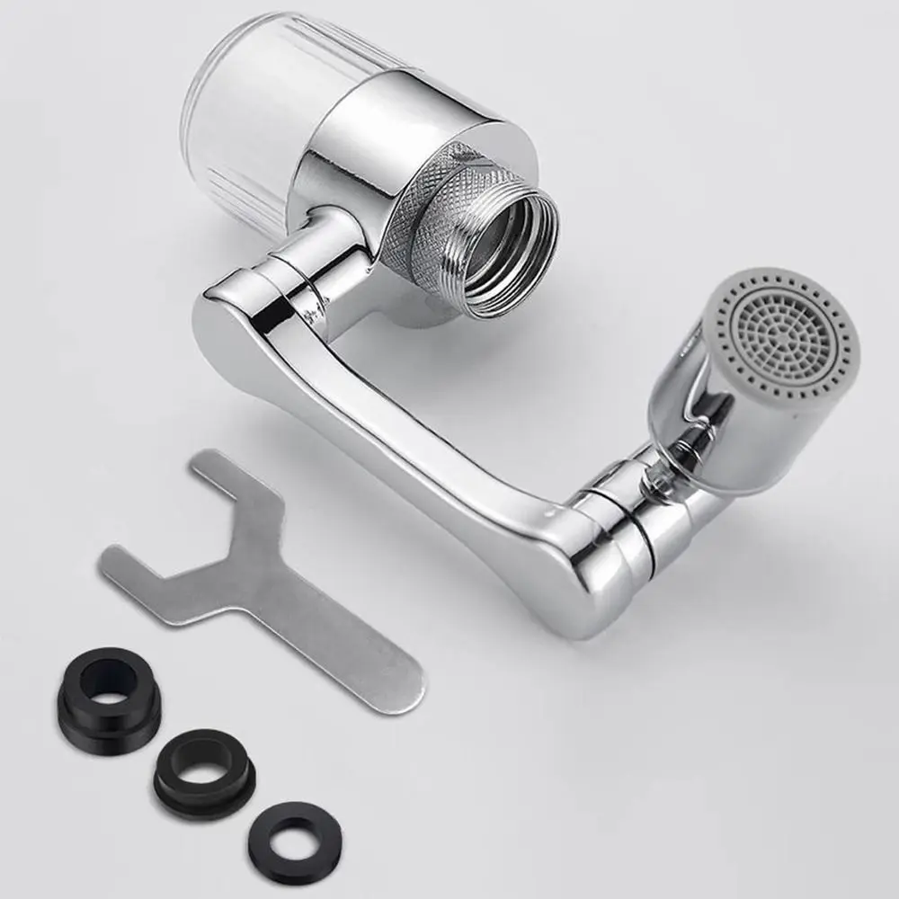 مكافحة سبلاش صنبور المطبخ فوهة توفير المياه 2-وضع قابل للتعديل شلال صنبور المطبخ الحنفية رذاذ 1440 ° تدوير #3