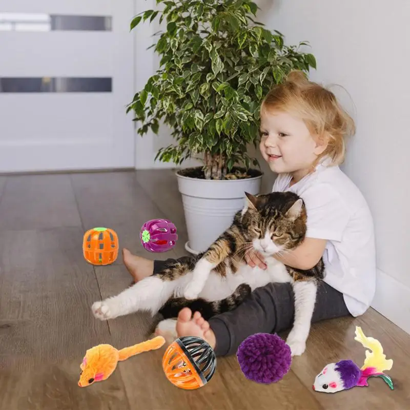 Indoor Cat Tunnel Halloween Pet Cat Toy Set Tunnel Foldable Reduce Indoor Pet Cat Boredom All-Season Play Furniture For Balcony