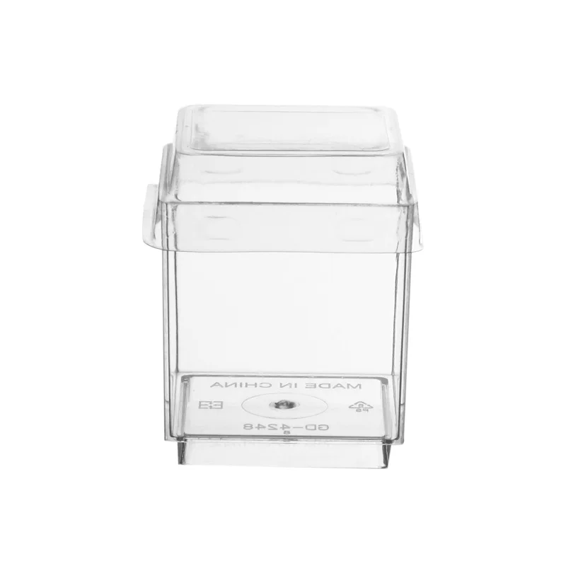 

Fruit Cube Mousse Pudding Cup, Mini Disposable Food Grade Transparent Dessert Cup