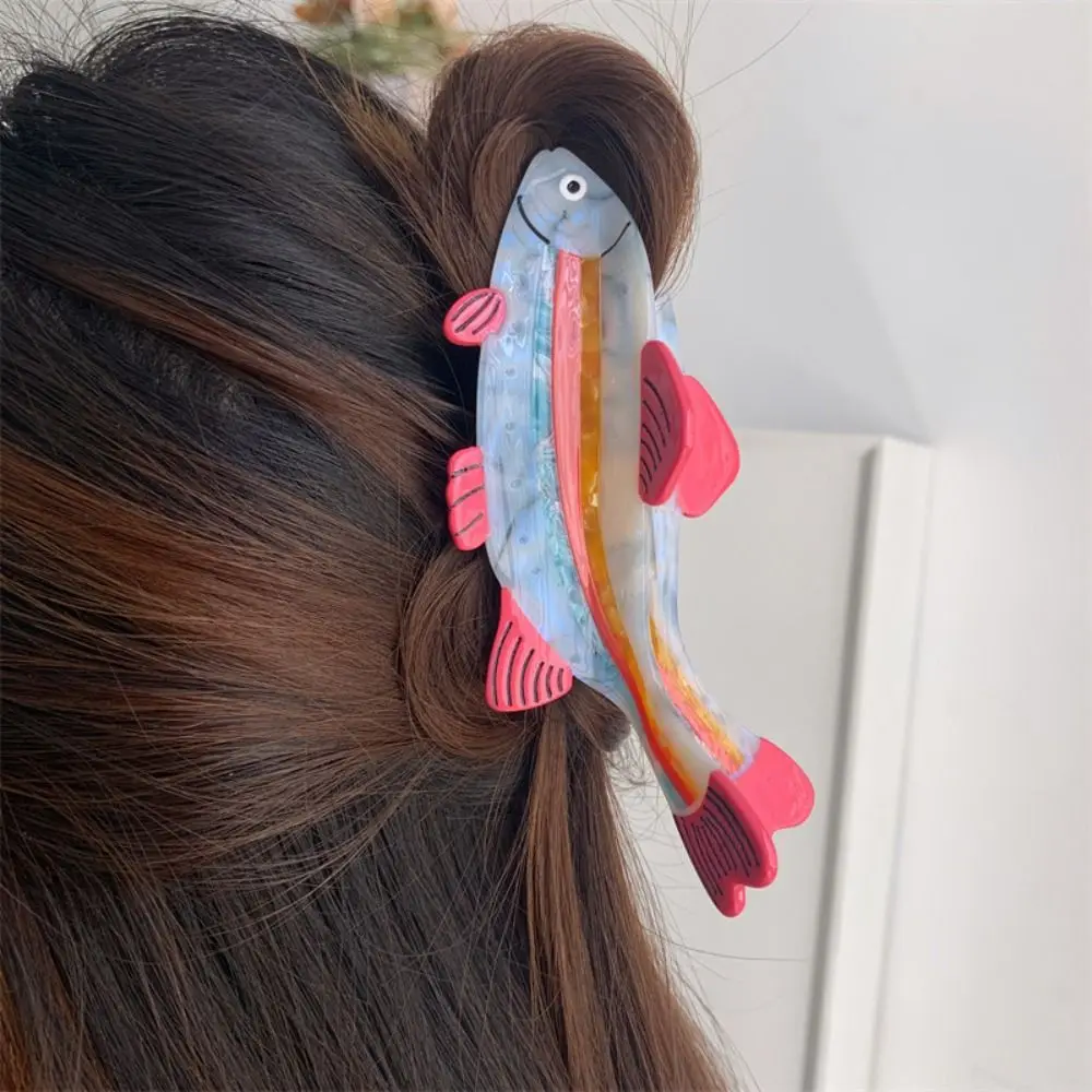 

Cute Ocean Animal Hair Clip Acetic Acid Korean Style Headwear Small Fish Hair Claw Creative Hair Accessories Geometry Shark Clip
