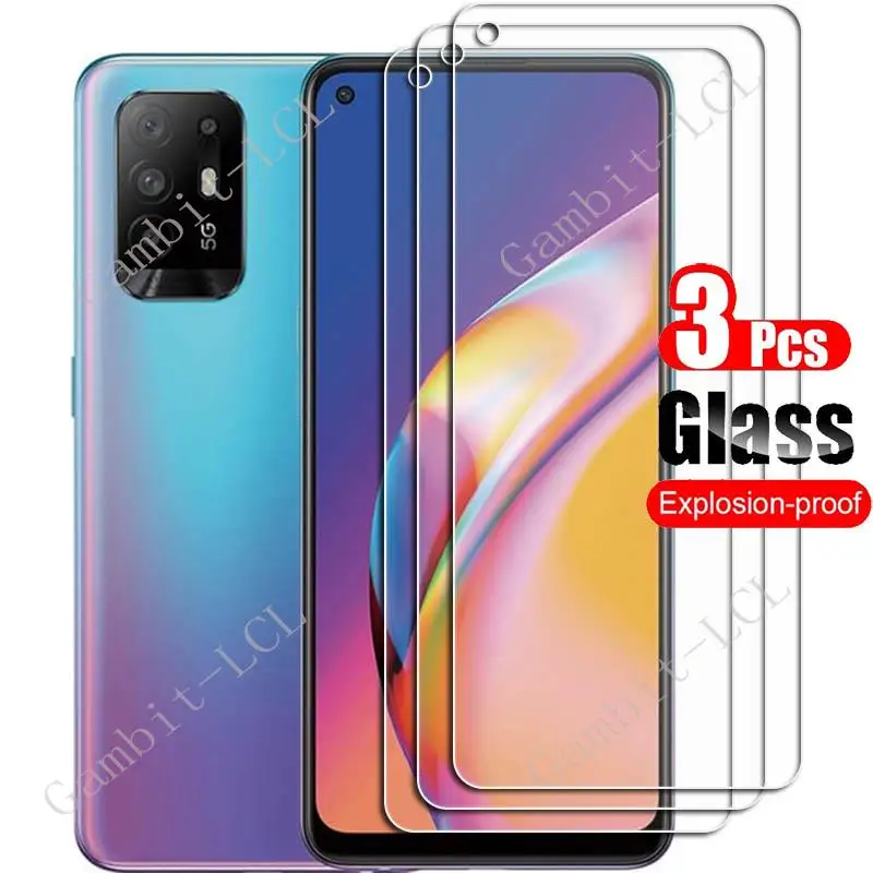 3PCS HD Tempered Glass For OPPO Reno5 A 5G F Z K Lite Protective Film ON Reno5Z Reno5A Reno5Lite Reno5A Screen Protector Cover