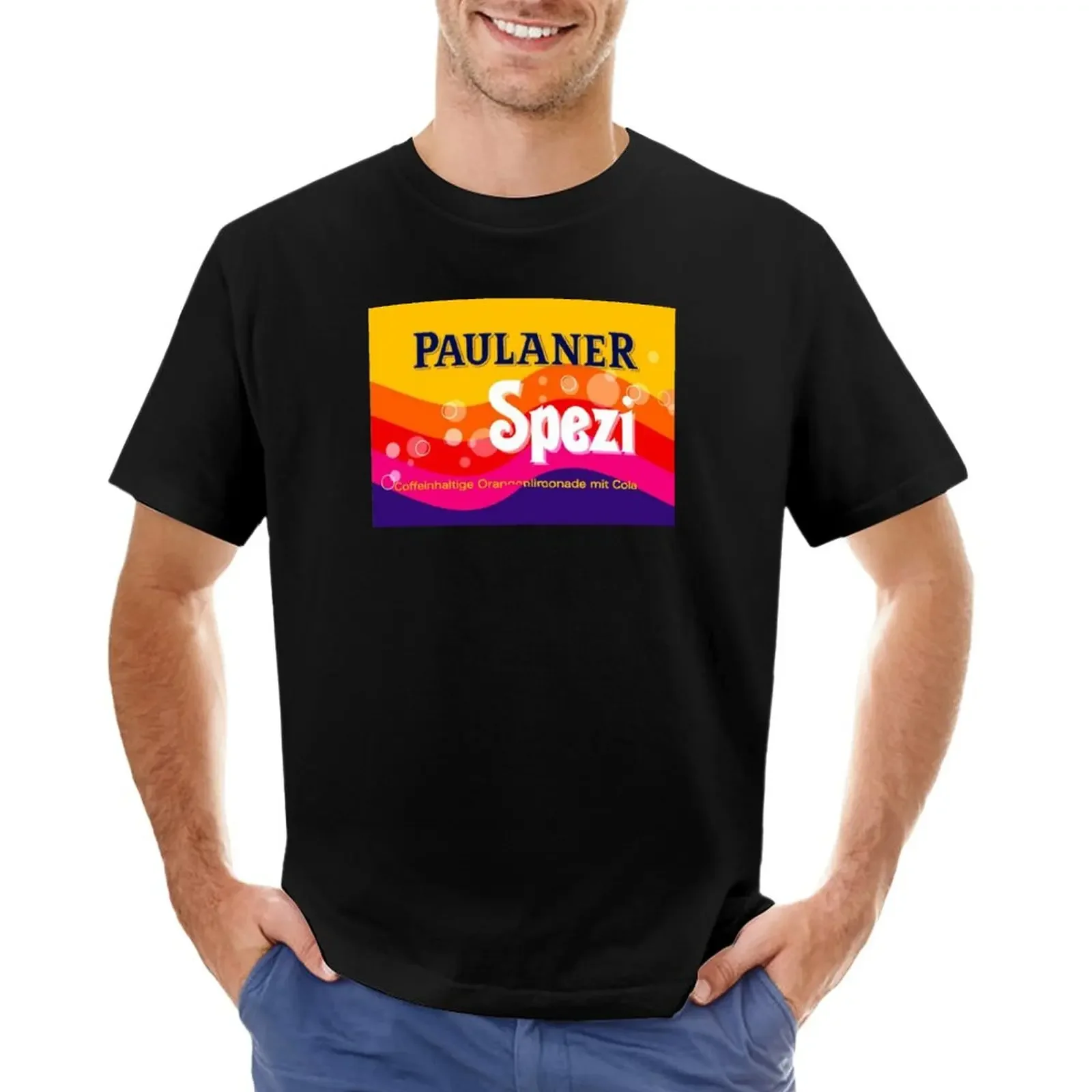 

Футболка Paulaner Spezi, винтажная традиционная кавайная одежда, тренировочные рубашки для мужчин