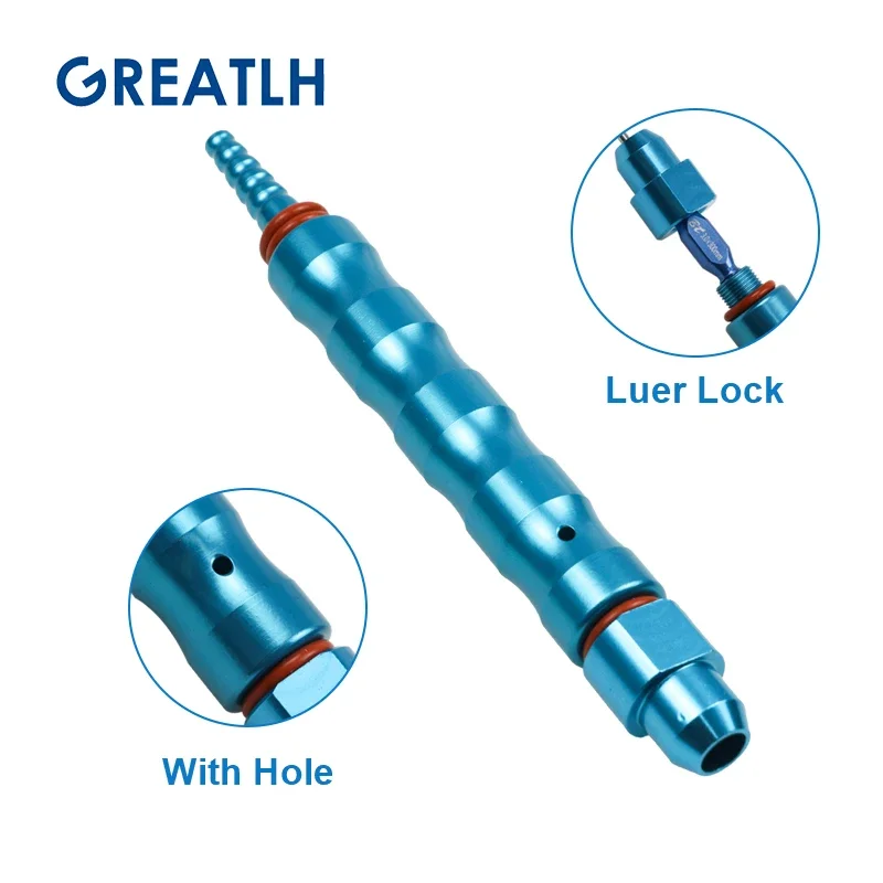 Imagem -02 - Lipoaspiração Cânula Conjunto Porosa Injeção Cânula Lipoaspiração Ferramentas com Titanium Alloy Lipoaspiração Handle Fat Remover Ferramenta