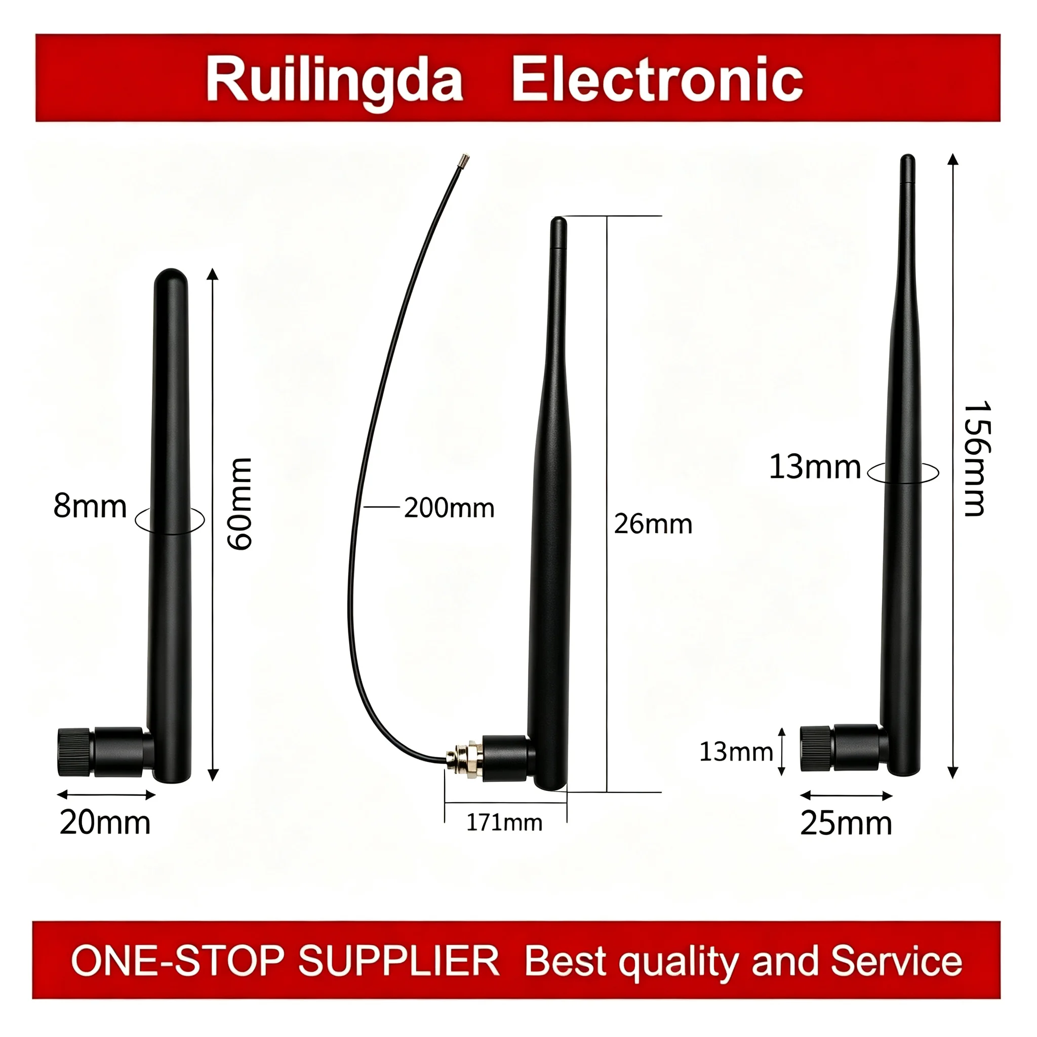 10PCS 915MHz TX915-JK Foldable Rubber Antenna SMA-J Interface TPEE Material for Modem Cabinet Antenna Series