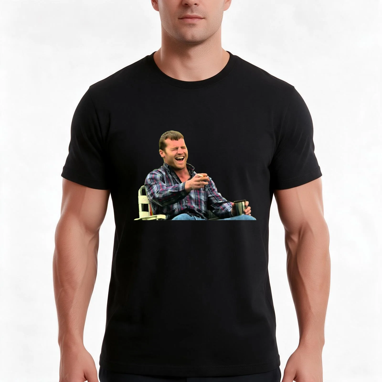 Wayne - Letterkenny T-Shirt, Summer Casual Cotton Tee, Oversized Streetwear Tops, Vintage Graphic Print, Loose Fit Short Sleeve