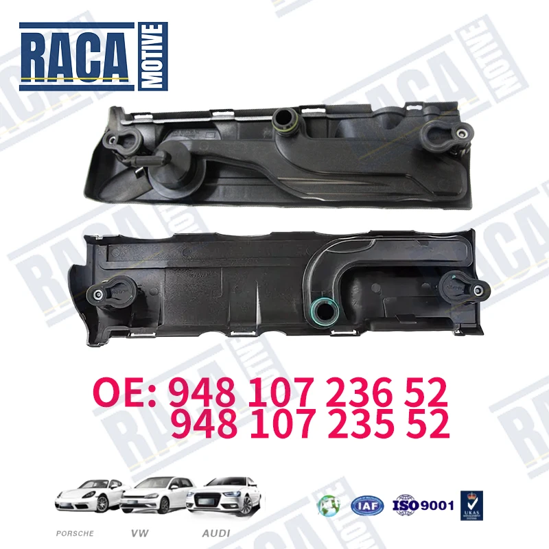 For Porsche Cayenne turbo 9PA1 4.8T 718 Boxster 982 Engine Valve Cover Rocker Cover Oil Separator Kit 94810723552 94810723652