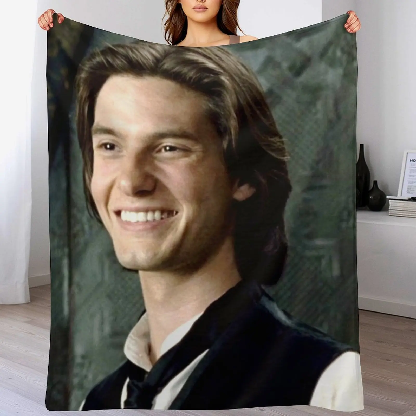 

Ben Barnes in The Picture of Dorian Gray Throw Blanket Soft Bedroom Blanket for Night Sleeping