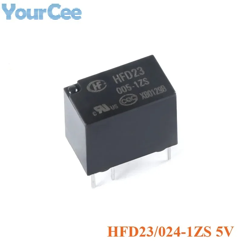 2pcs Relay HFD23/024-1ZS HFD23/012-1ZS HFD23/005-1ZS 6pin Ultra Small Highly Sensitive Relay HFD27/005-M HFD27/024-M HFD27/012-S