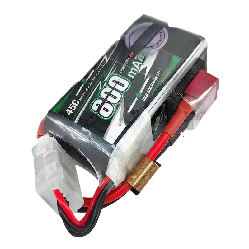 11.1v 800mah para aeronaves quadcopter de controle remoto gens ace 3s 45c bateria de polímero plugue t