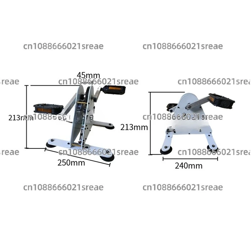 50W/100W Portable Pedal Generator Rehabilitation Training Device Spinning Bike Dual USB Output Fitness Foot-Operated Generator