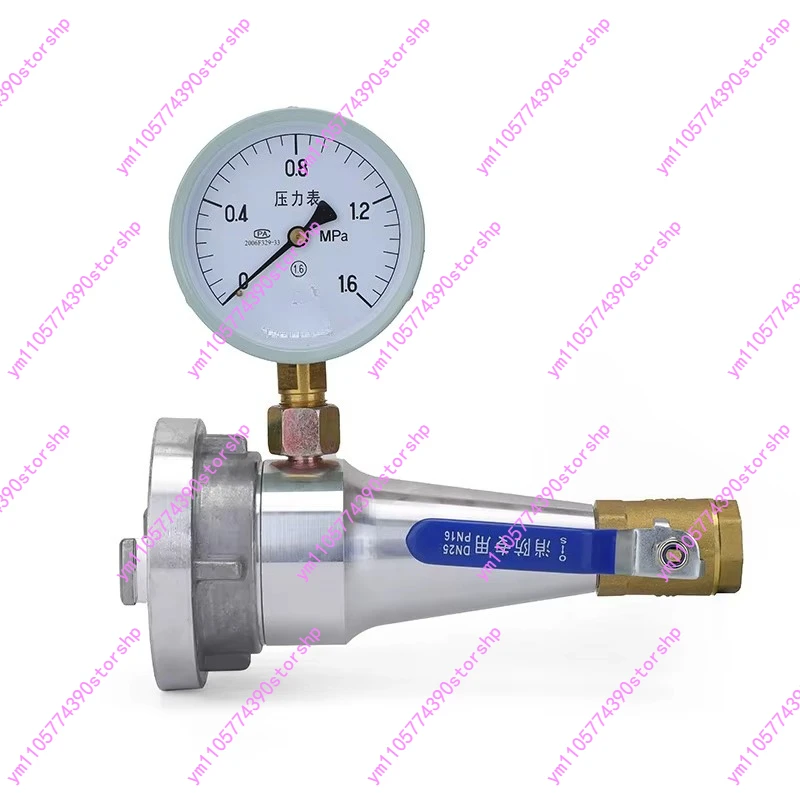 Fire Hydrant Pressure Test Connector, Multi-functional Water Pressure Tester for Fire Water System Inspection & Detection