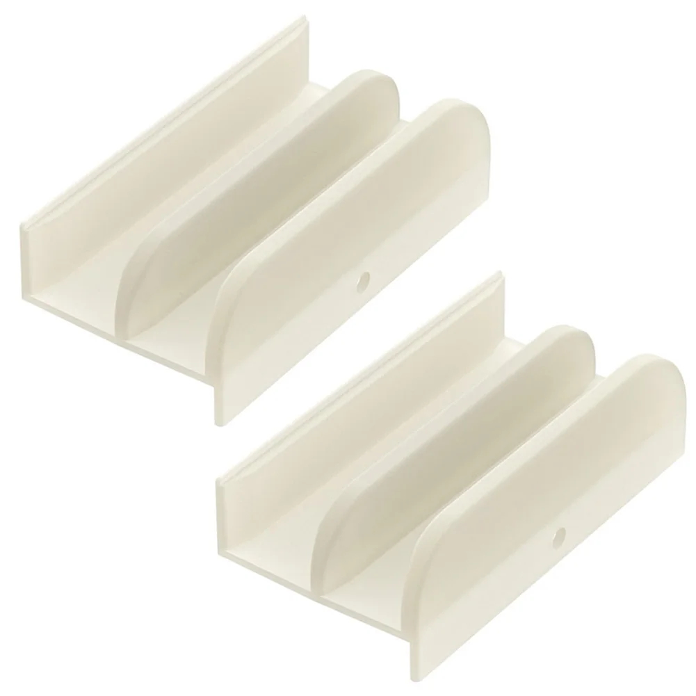 Shower Door Alignment Glass Door Guide Enhances Sliding Fits Glass Thickness High Quality Material Clear Silicone Compatible