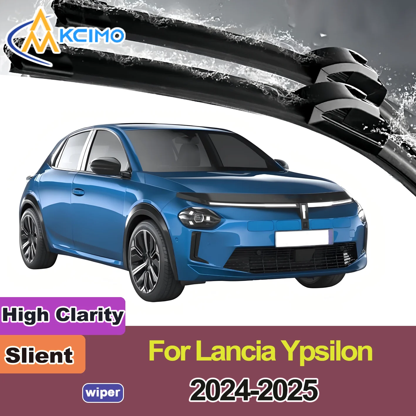 

2PCS New Front Windshield Wiper Blade for Lancia Ypsilon L21 2024-2025 Front Windshield Auto Wipers Blade Accessories 2025 2024