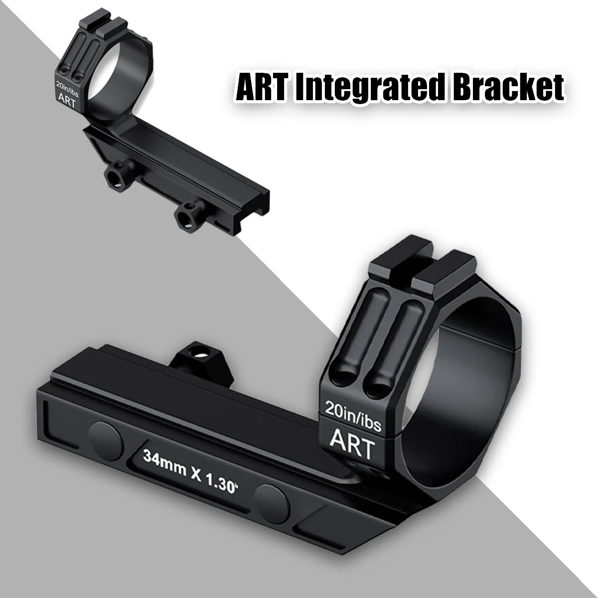 ART Tactical Scope 34MM Tube Diameter Integrated Installation Bracket with 20Mm Rail for Outdoor Hunting Airgun Accessoriesa