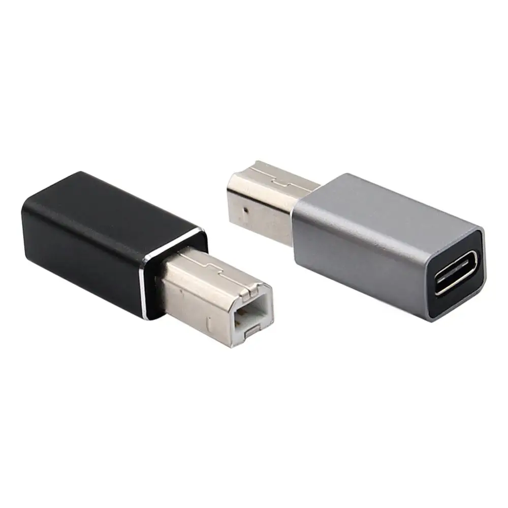 Adaptador USB tipo C hembra a USB B macho para convertidor de impresora de escáner adaptador de transferencia de datos USB C