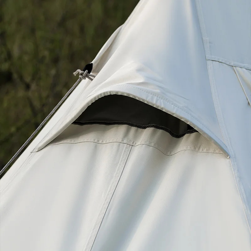 4-Season Outdoor Canopy Tent, Rainproof Wind Resistant Warm Shelter, Large Space for Camping & Outdoor Activities