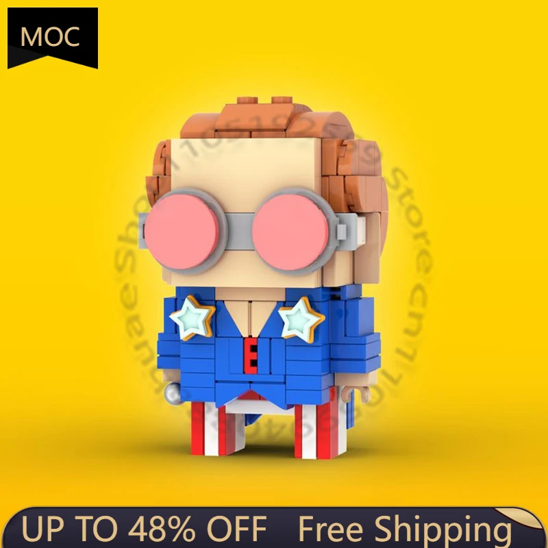 188 PCS Minifigure Scale Elton MOC Customize Modular Building Block Brick Design Educational Technology DIY Toy Christmas Gift