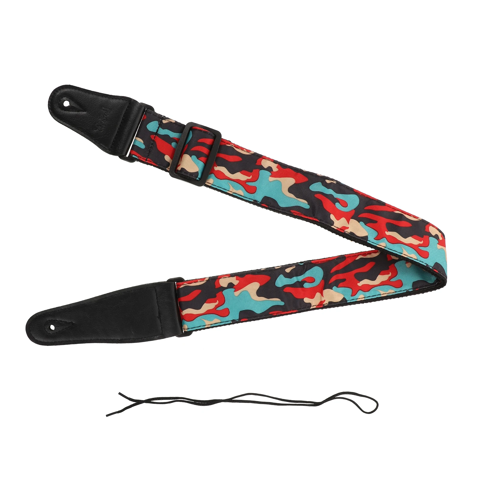 

Camouflage Guitar Strap Durable Adjustable PU Cotton Instrument Lanyard High Quality Straps For Guitar Portable Sweat Absorbing