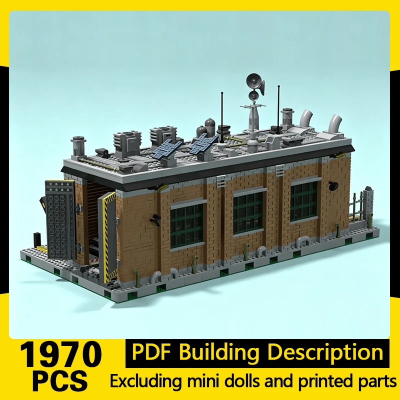 

Street View Model MOC Building Bricks Italian-Style Railway Workshop Modular Technology Gifts Holiday Assemble Children Toy Suit