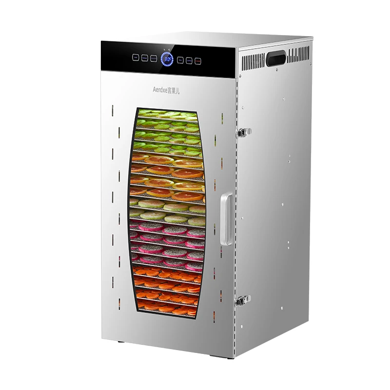 24Layer Stainless Steel Household Food Dehydrator Dry Fruit Machine for Orange Lemon Pitaya \ Dehydrator