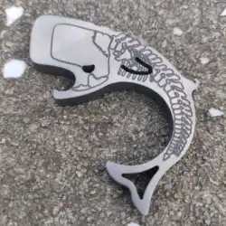 1 Piece Titanium Alloy EDC Bottle Opener Tool