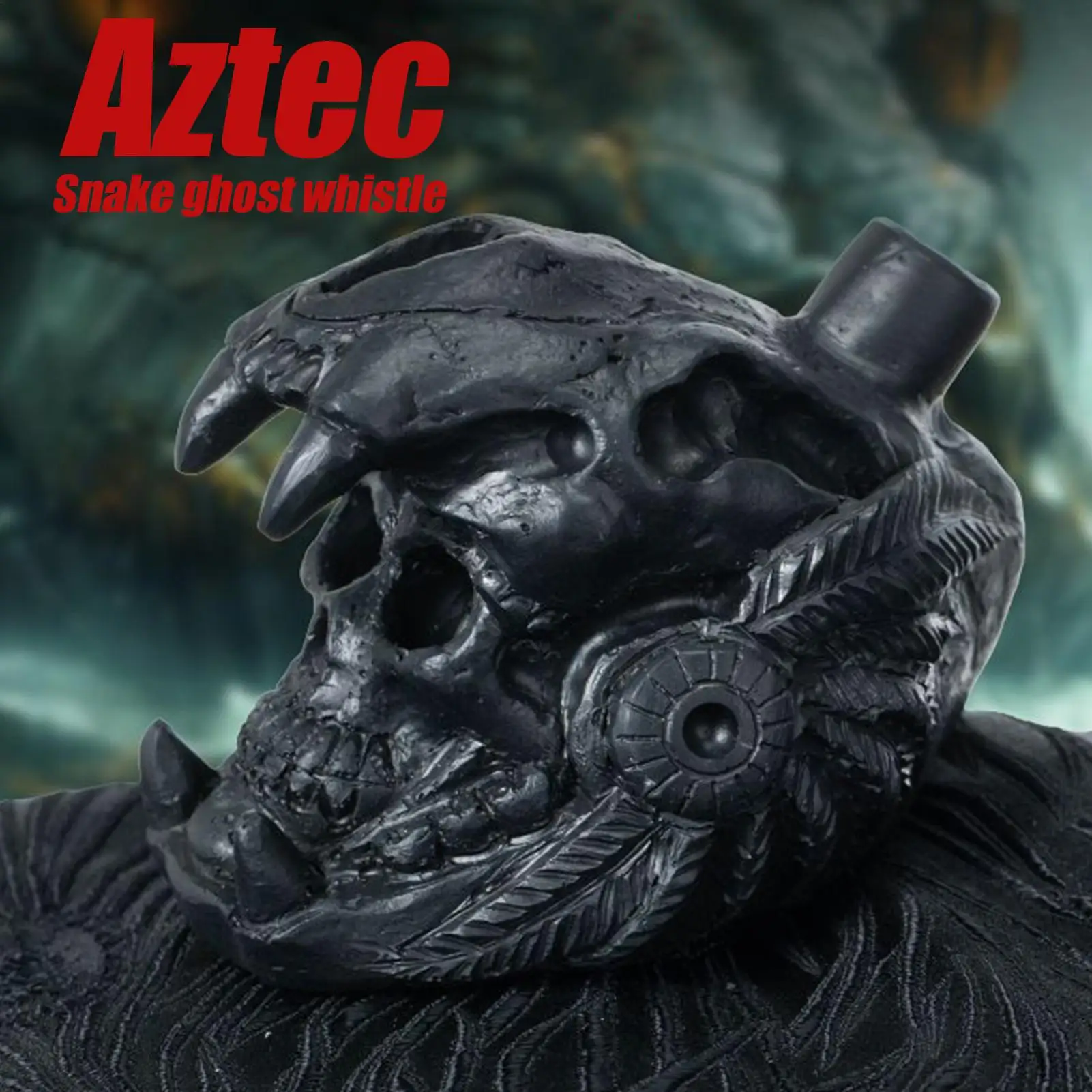 Skull Whistle Skull Loud Scream นกหวีดความปลอดภัยเสียงแบบพกพา Camping Survival อุปกรณ์เสริมสําหรับ Wilderness Dog